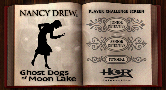 Nancy Drew: Ghost Dogs of Moon Lake - Player Challenge Screen