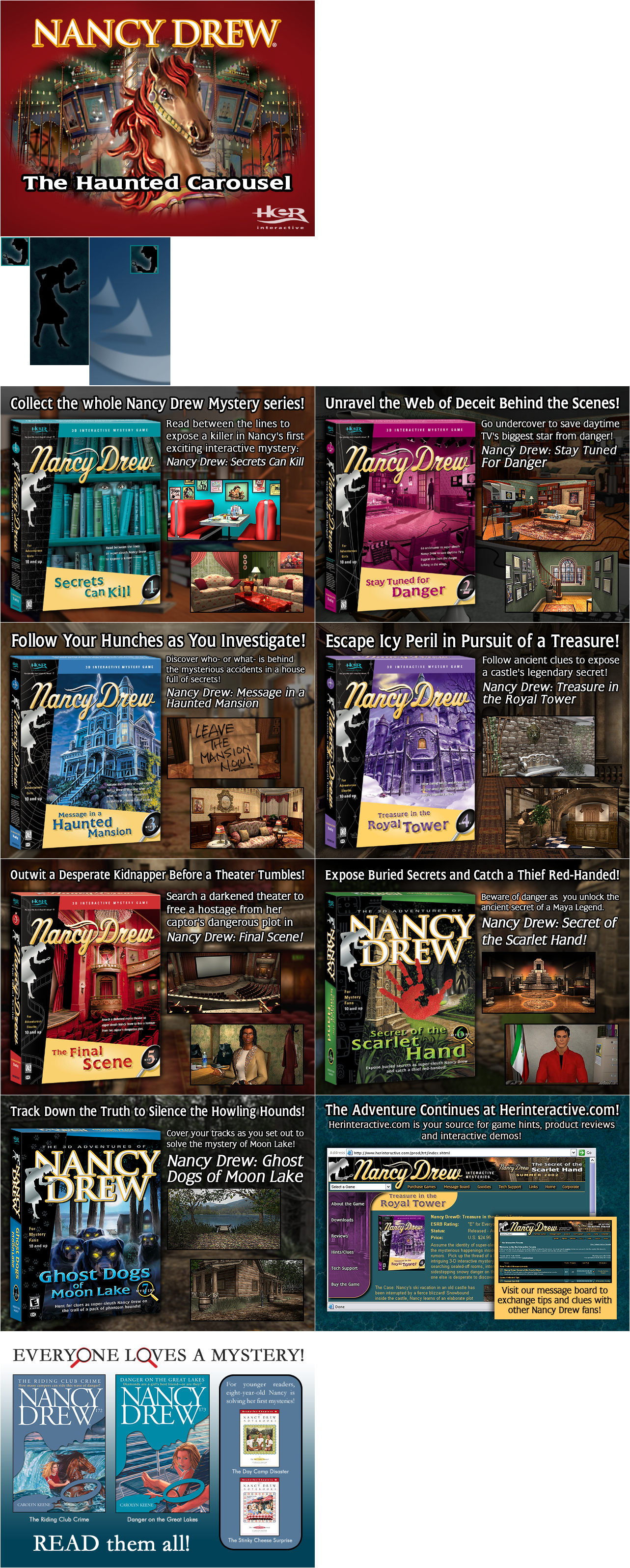 Nancy Drew: The Haunted Carousel - Setup Images