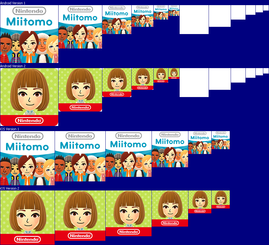 Miitomo - App Icons