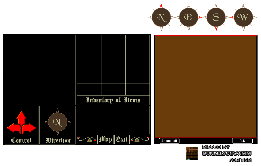 King Arthur's Magic Castle - Dungeon HUD