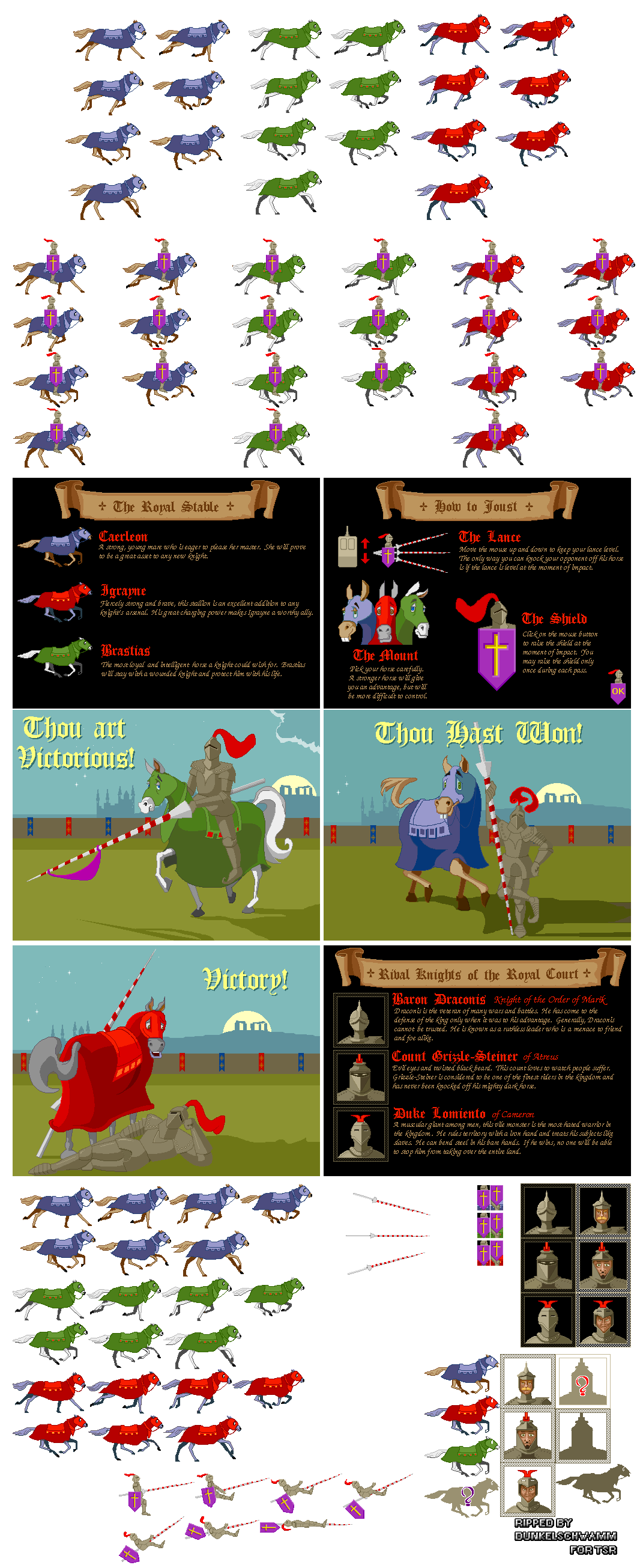 King Arthur's Magic Castle - Knights and Horses