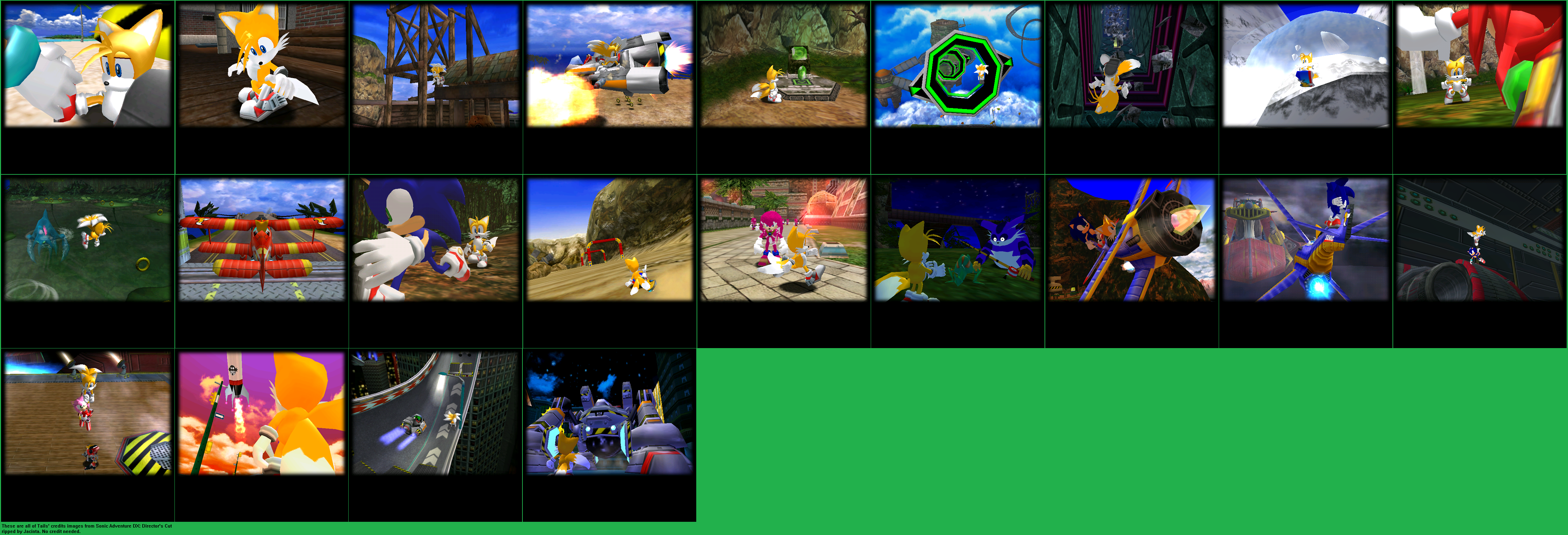 Sonic Adventure DX: Director's Cut - Credits Images (Tails)