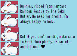 Hamtaro: Rainbow Rescue - Bunnies
