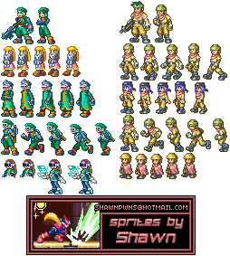 Mega Man Zero 4 - Resistance Members