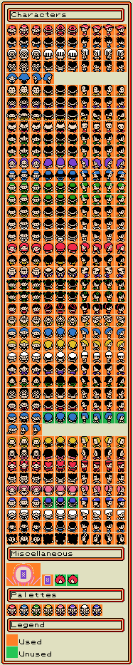 Pokémon Trading Card Game - Characters (Overworld)