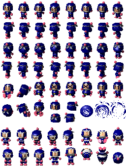 PlayStation - Bomberman World - Ninja - The Spriters Resource