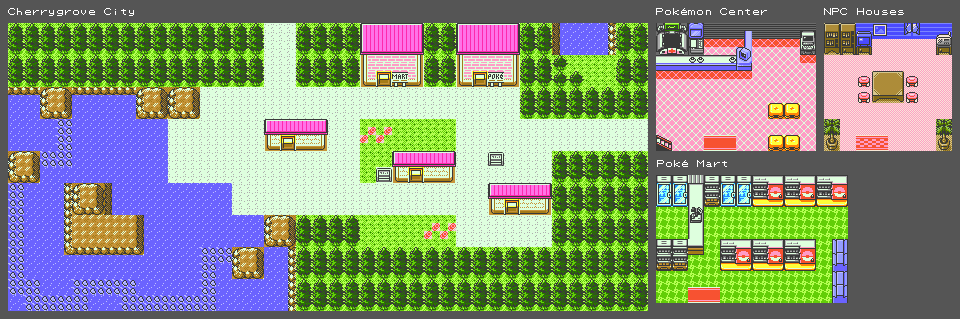 Pokémon Gold / Silver - Cherrygrove City