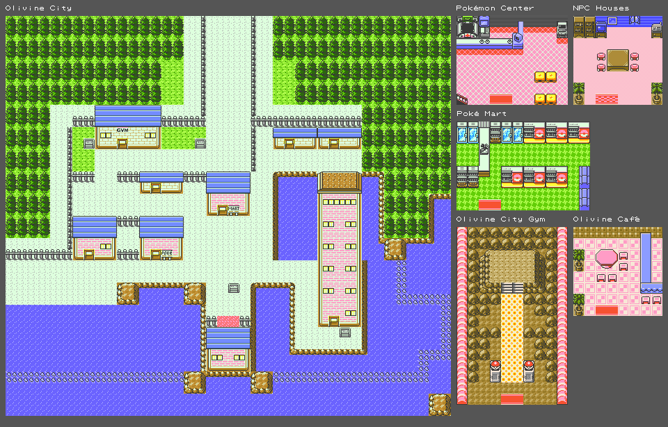 Pokémon Gold / Silver - Olivine City