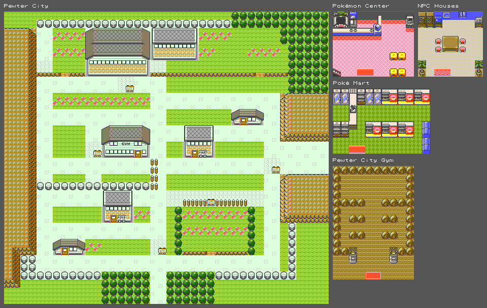 Pokémon Gold / Silver - Pewter City