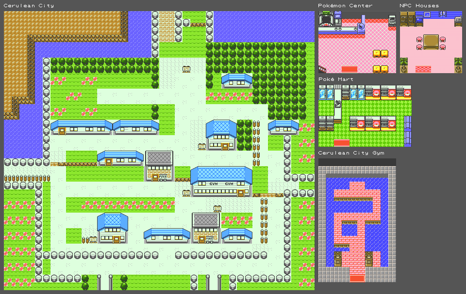 Pokémon Gold / Silver - Cerulean City