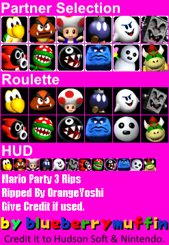 Mario Party 3 - Battle Characters