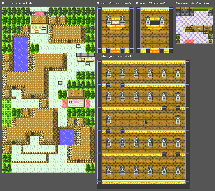 Pokémon Gold / Silver - Ruins of Alph