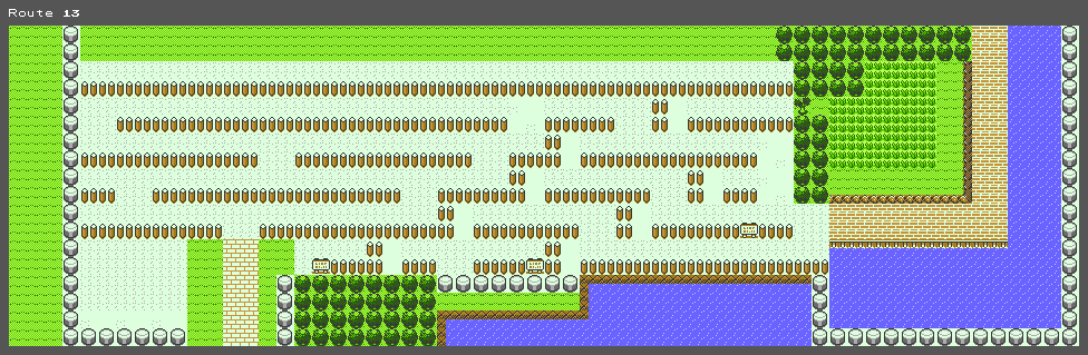 Pokémon Gold / Silver - Route 13