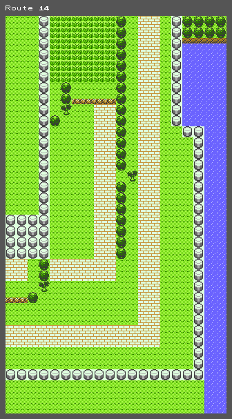 Pokémon Gold / Silver - Route 14