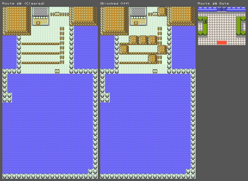 Pokémon Gold / Silver - Route 19