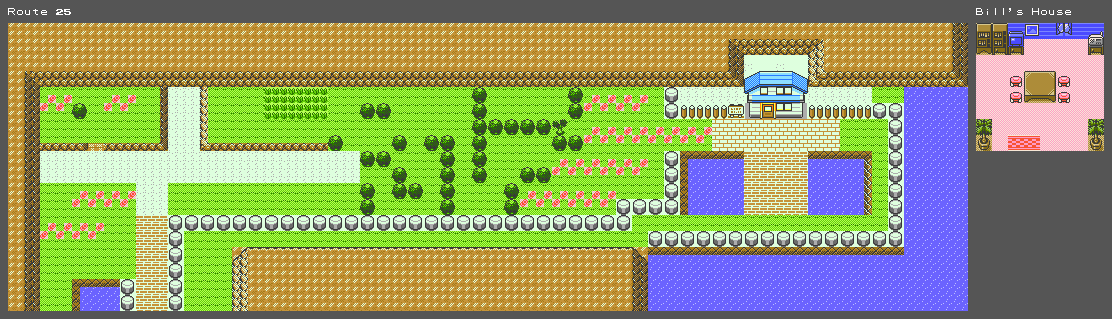 Pokémon Gold / Silver - Route 25