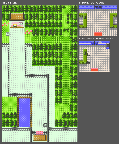 Pokémon Gold / Silver - Route 35