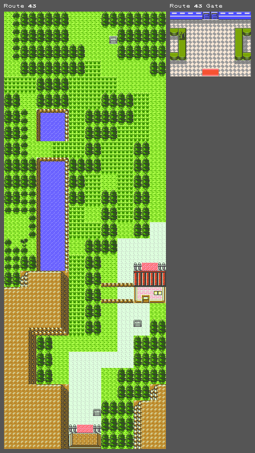 Pokémon Gold / Silver - Route 43