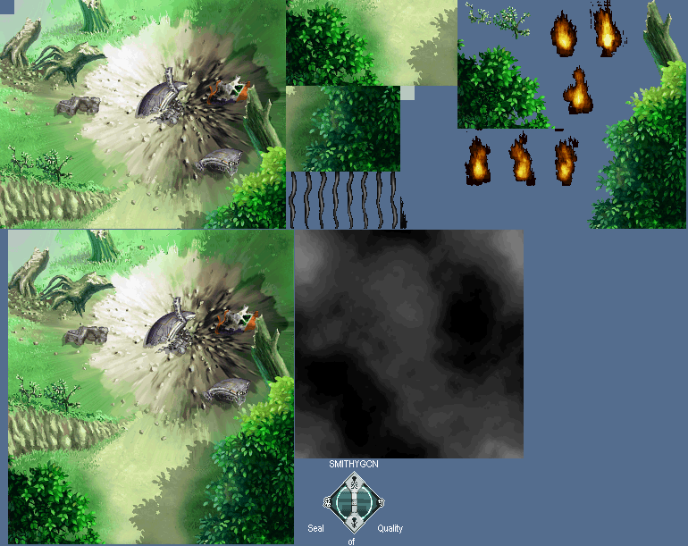 Tales of Eternia / Tales of Destiny II - Rasheans Forest - Crash Site