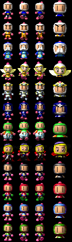 Bomberman World - Character Selection