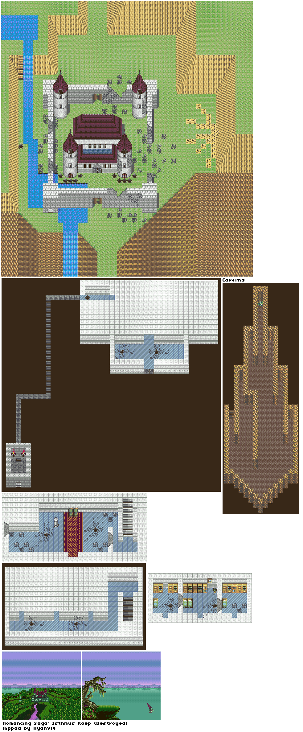 Romancing SaGa (JPN) - Isthmus Keep (Destroyed)