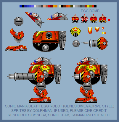 Sonic the Hedgehog Customs - Death Egg Robot (Sonic Mania, Sonic Genesis-Style)