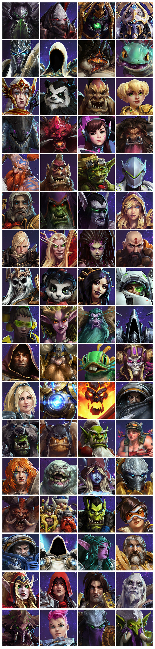 Heroes of the Storm - Hero Portraits (Normal)