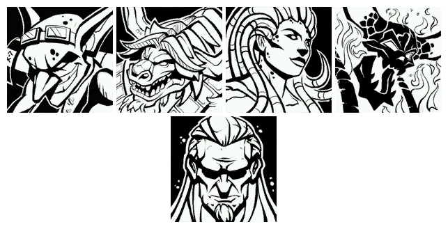 Heroes of the Storm - Ink Portraits