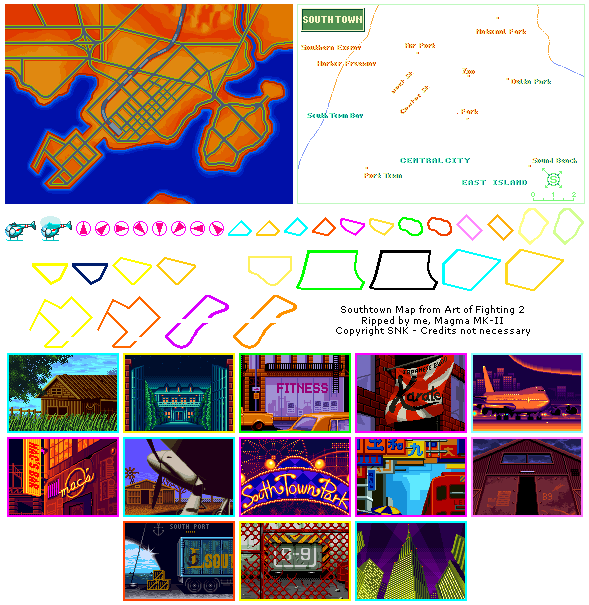 Southtown Map