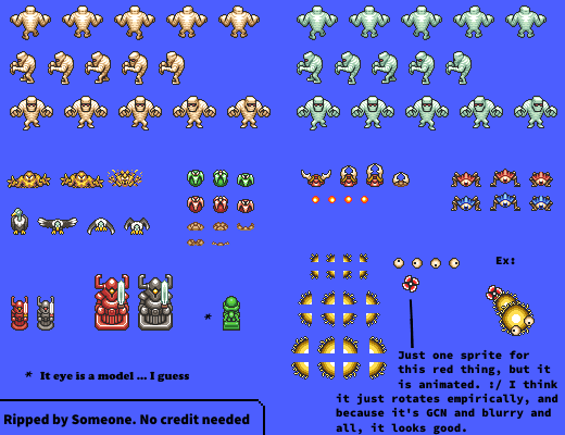 The Legend of Zelda: Four Swords Adventures - Desert Enemies