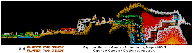 Ghouls 'n Ghosts - Map