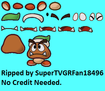 Paper Mario: The Thousand-Year Door - Goomba (Rougeport)