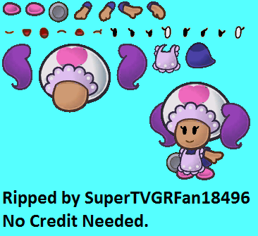 Paper Mario: The Thousand-Year Door - Toad Waitress