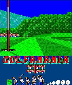 Golfamania - Title Screen