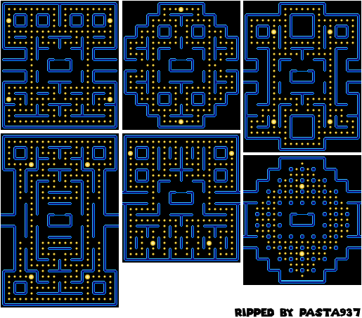 Pac-Man Vs. - Mazes