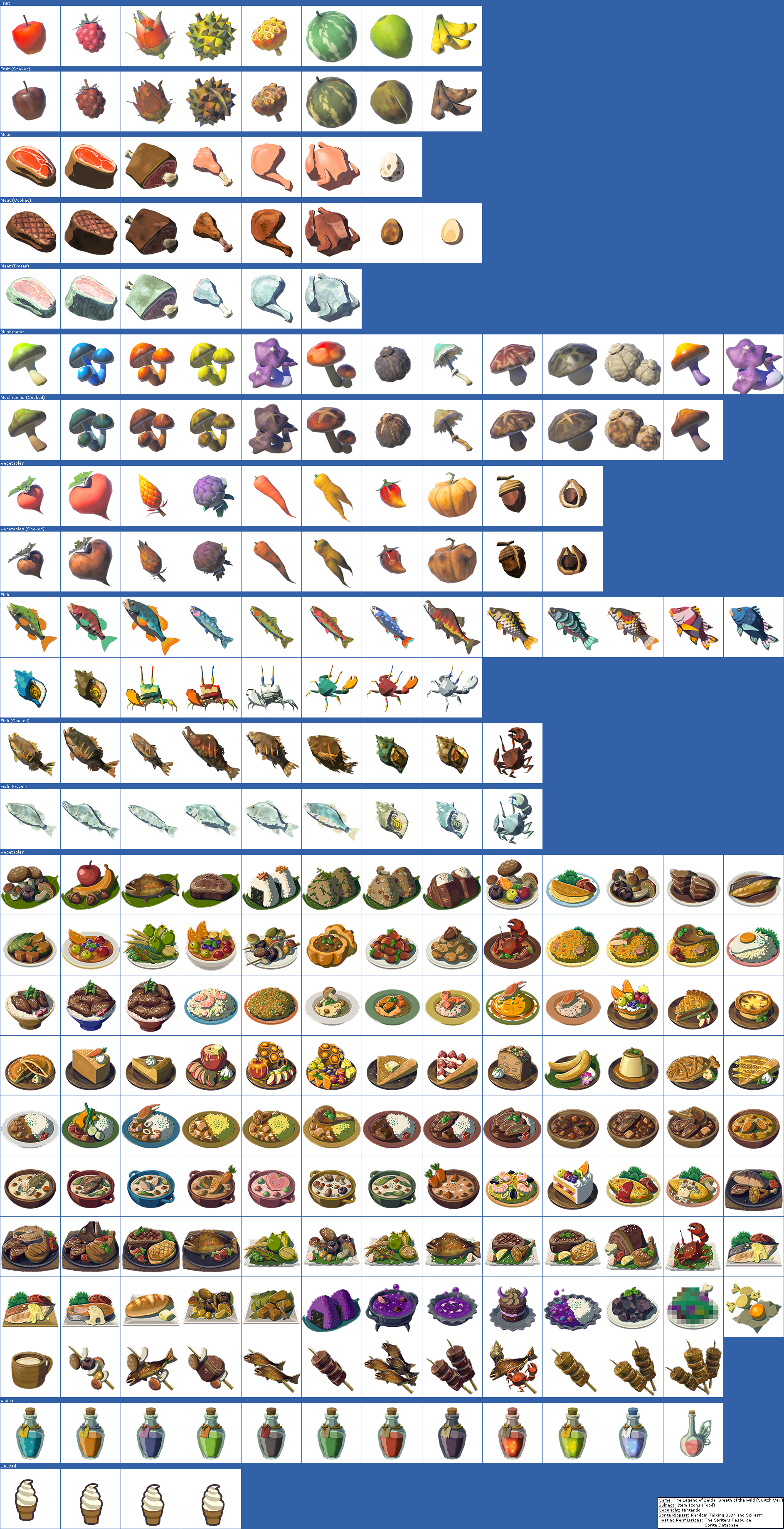 Item Icons (Food)