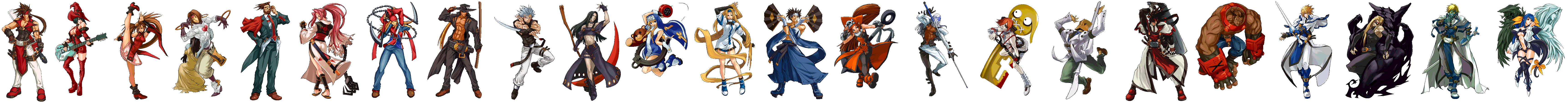 Guilty Gear XX Accent Core Plus - Character Artwork