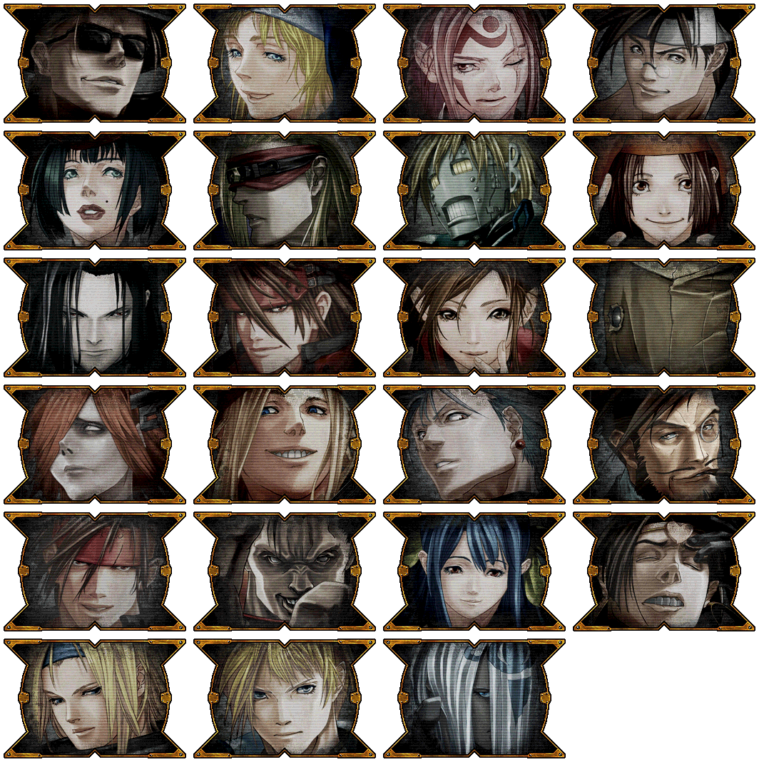 Guilty Gear XX Accent Core Plus - Portraits