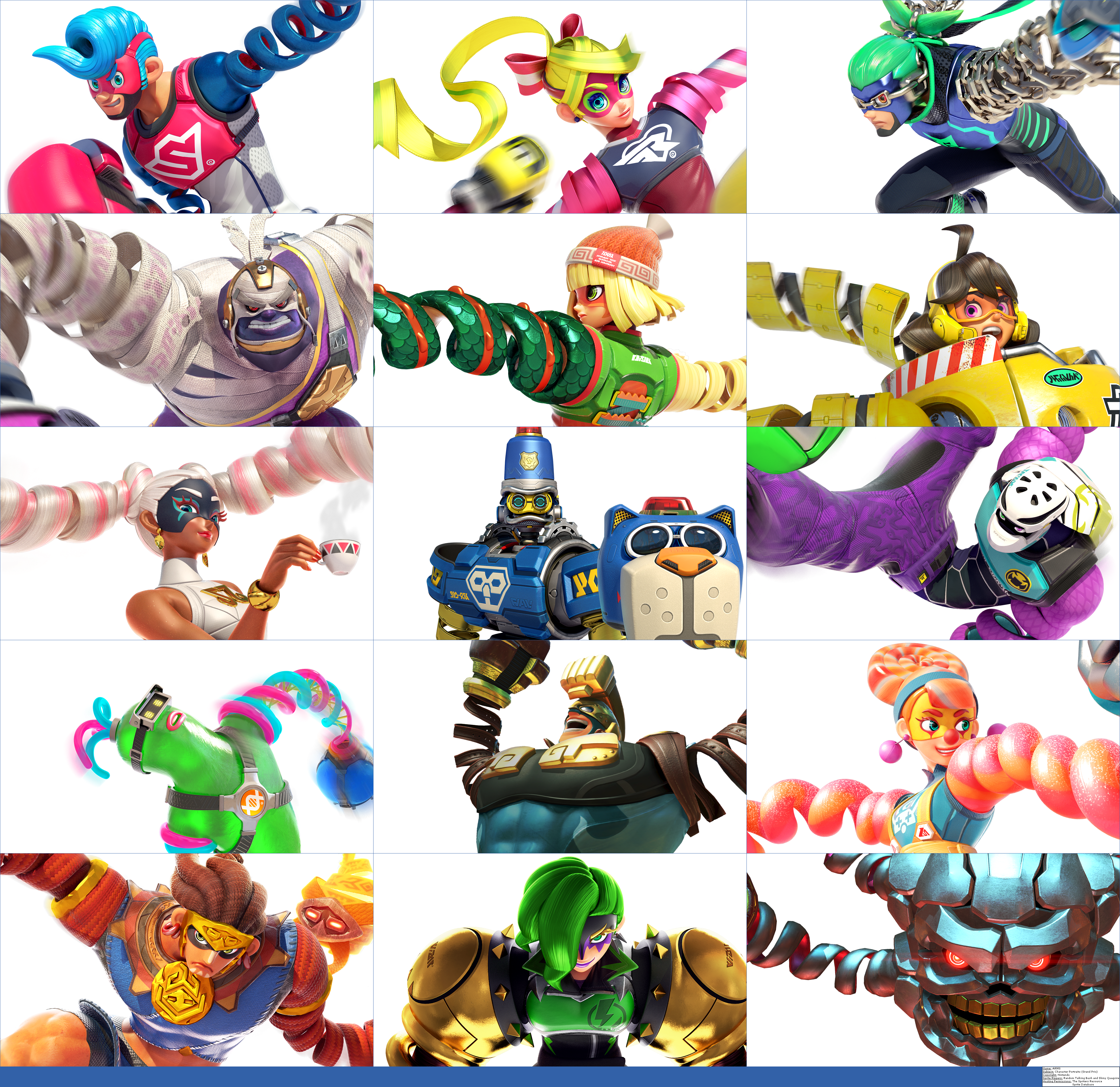 ARMS - Character Portraits