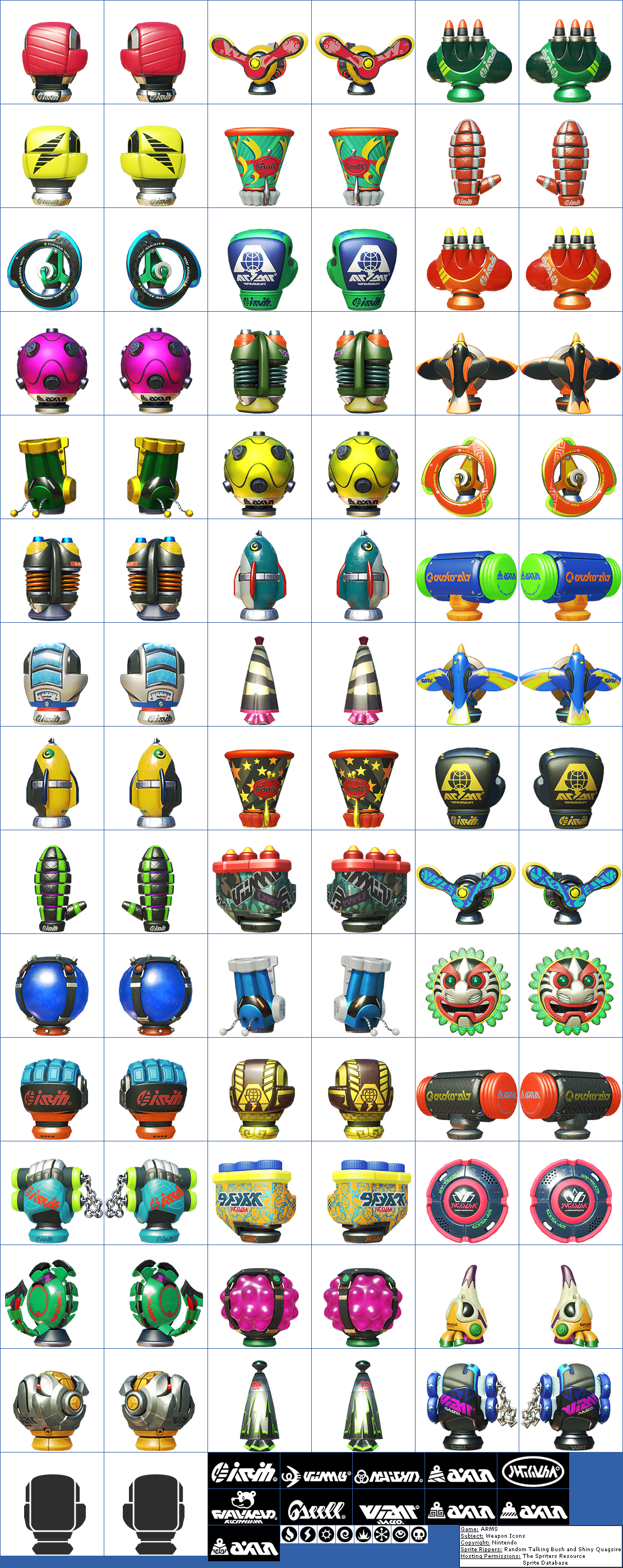 ARMS - Weapon Icons