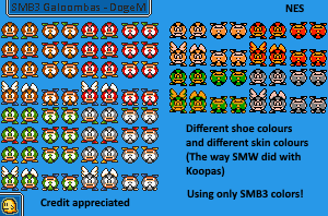 Mario Customs - Galoomba (SMB3 NES + Allstars)