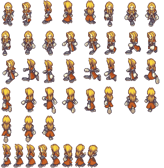 The Spriters Resource - Full Sheet View - SaGa Frontier 2 - Leslie