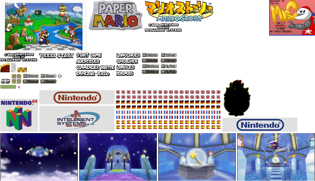 Paper Mario - Title Screen