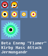 Kirby Mass Attack - Flamer (Beta)