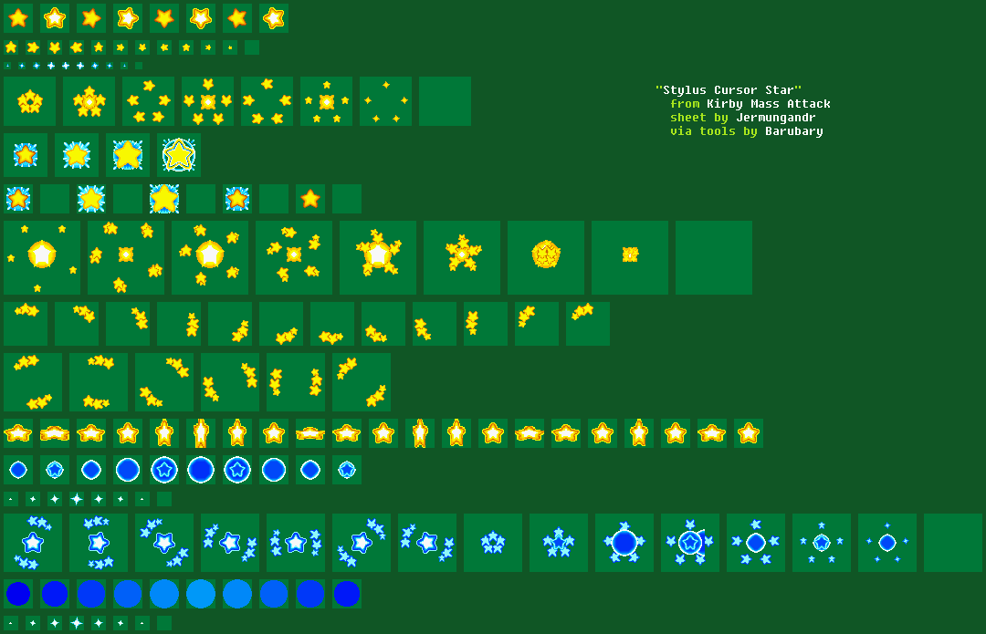 Kirby Mass Attack - Stylus Star Cursor