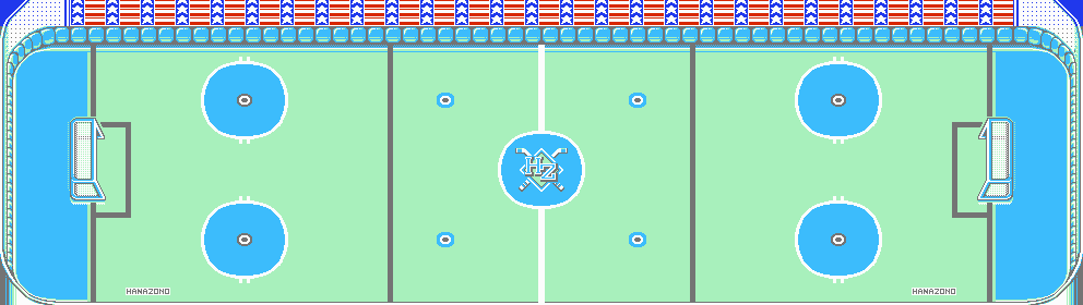 Ike Ike! Nekketsu Hockey Bu: Subette Koronde Dairantou (JPN) - Hanazono Rink