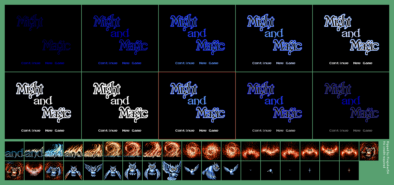 Might and Magic: Secret of the Inner Sanctum - Title Screen