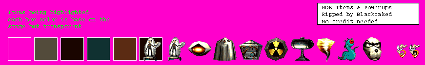 MDK - MDK Powerups & items