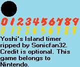 Super Mario World 2: Yoshi's Island - Timer
