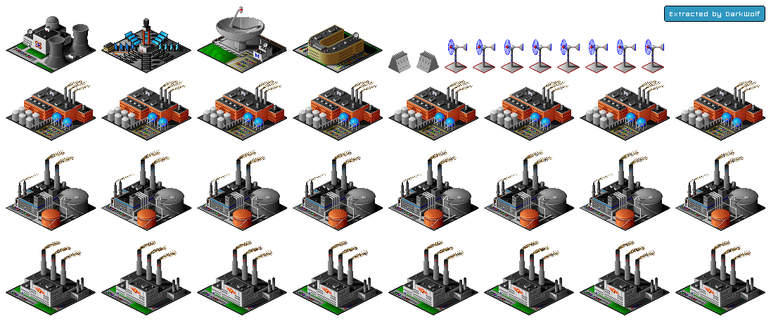 Sim City 2000 - Power Plants